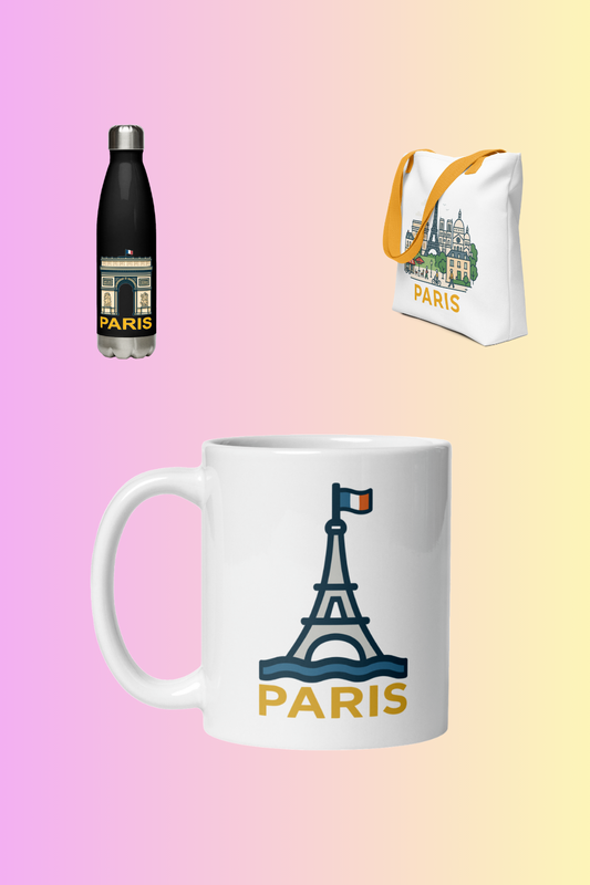 Souvenirs de París ligeros para llevar sin maleta