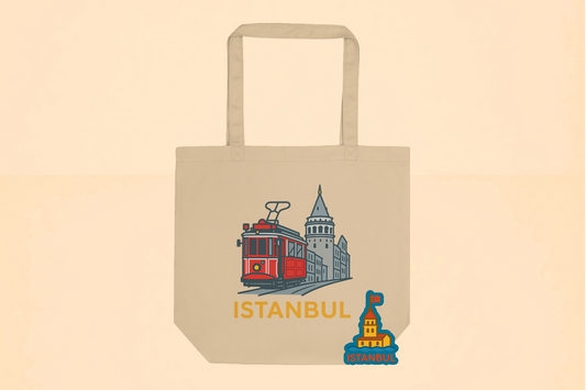 Emotypack Istanbul: Tote algodón + Pegatina troquelada