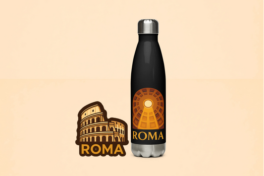 Emotypack Roma: Botella + Pegatina troquelada