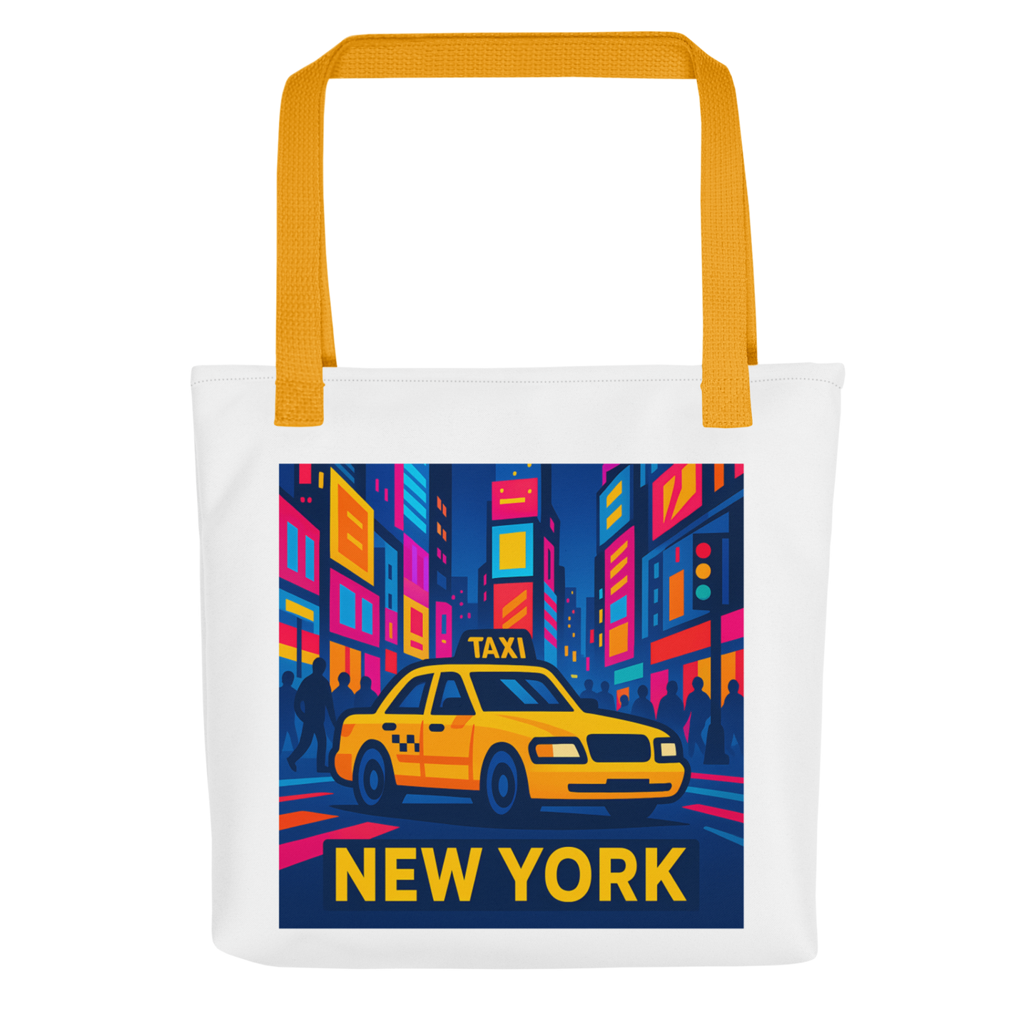 Tote all-over NY – Taxi Times Square
